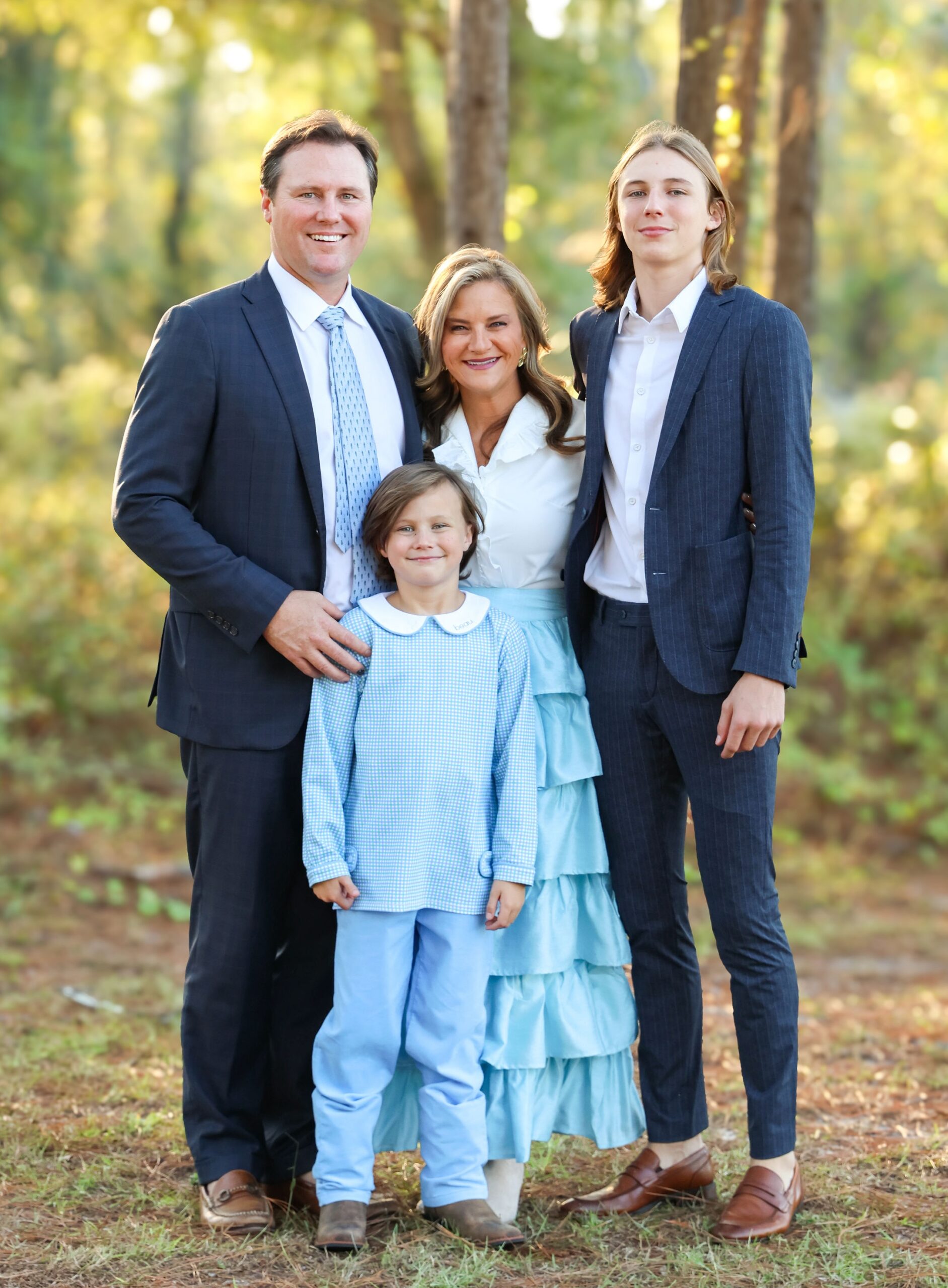 Representative James Burchett and his family